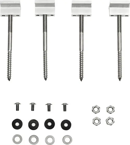 Bosch Zubehör Flachkollektoren FKA 4-2 Dachanbindung Well-/Blechdach, 4 Stück, 8718531025, Artikel in Kategorie